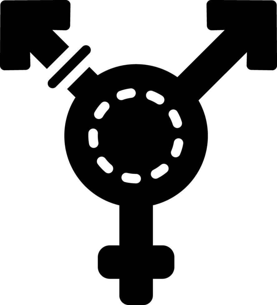 sólido icono para transtrans vector