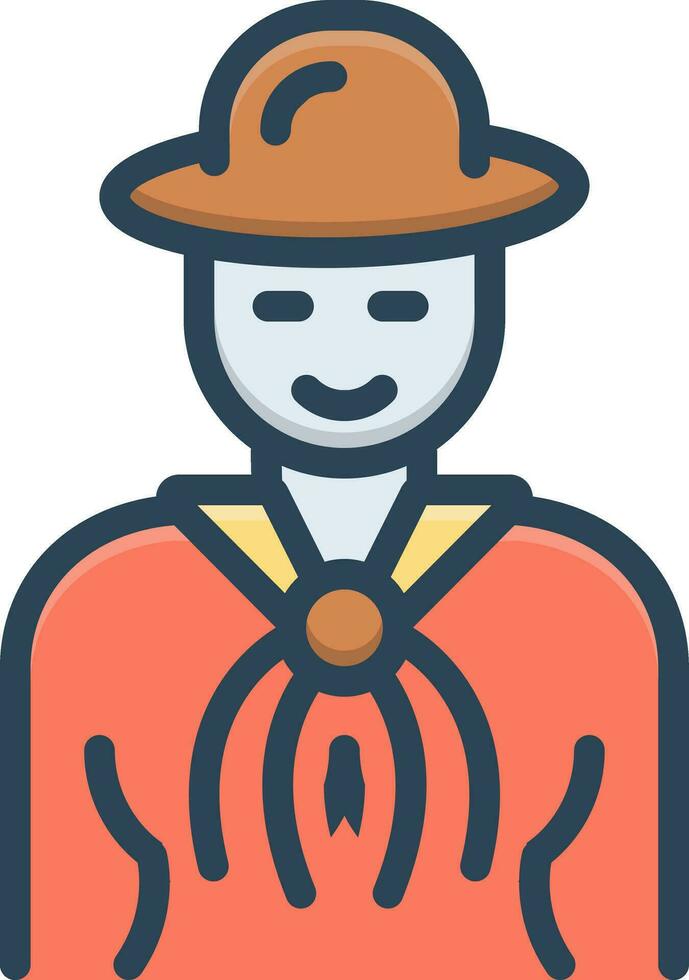 color icon for scout vector
