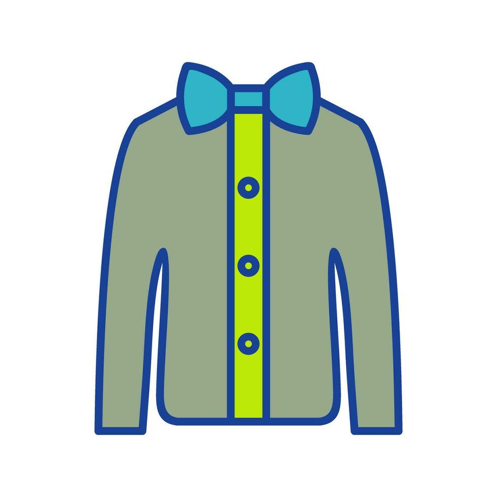 Shirt with Bow Vector Icon