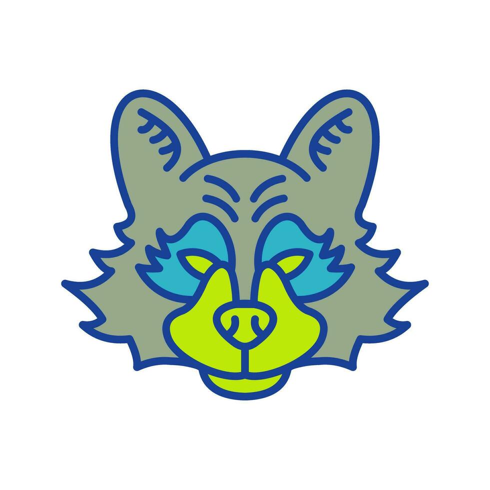 Raccoon Vector Icon