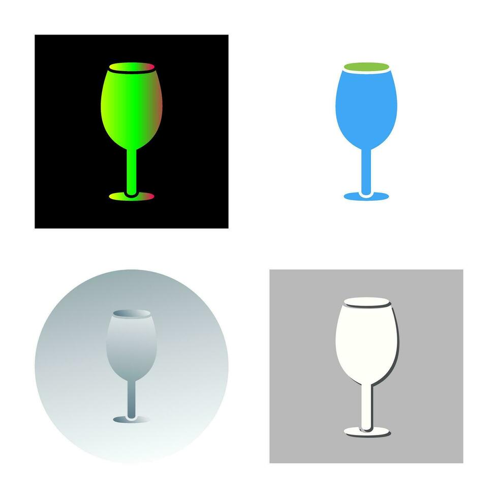 icono de vector de copa de vino