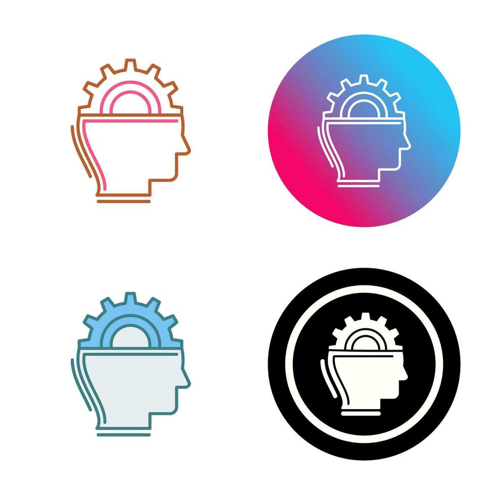 Machine Learning Vector Icon