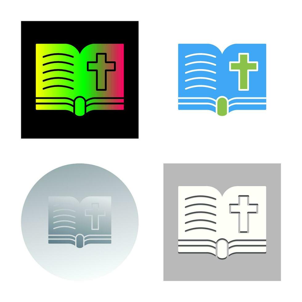 icono de vector de biblia