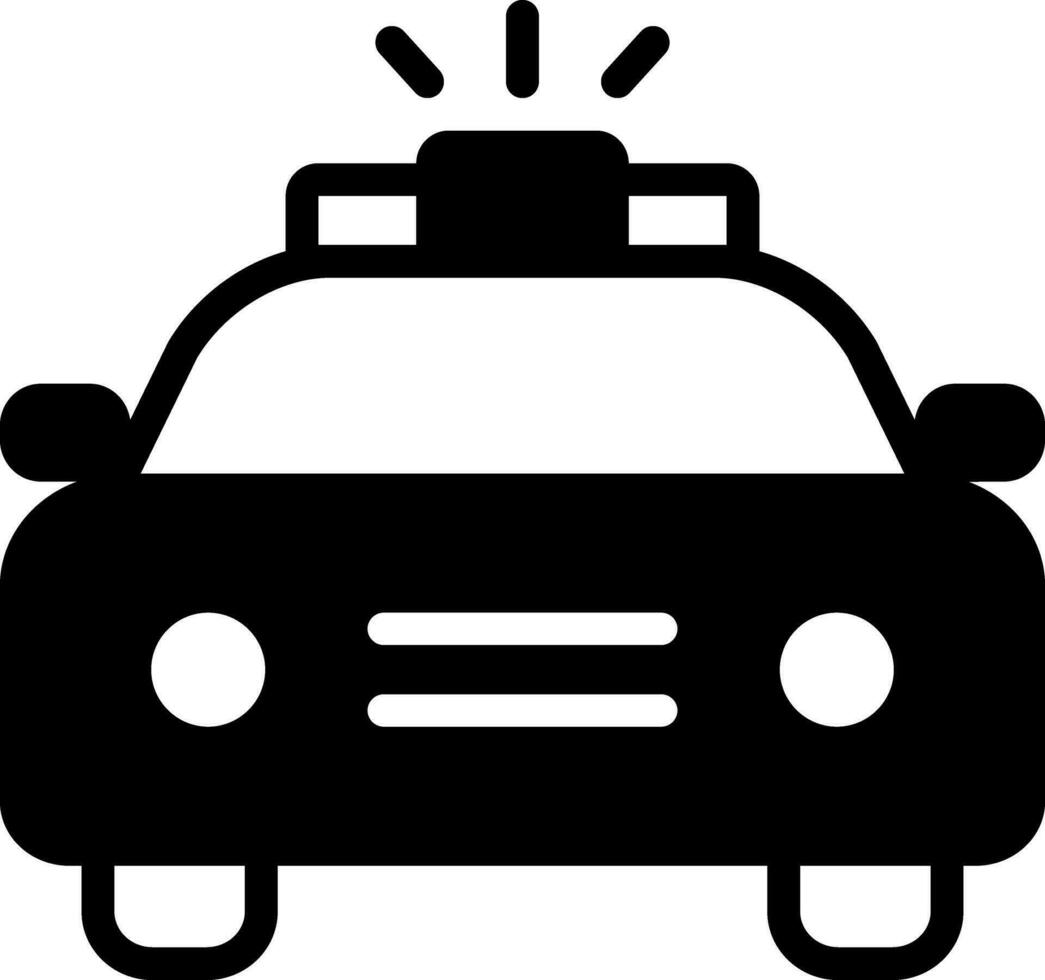 solid icon for flashers vector