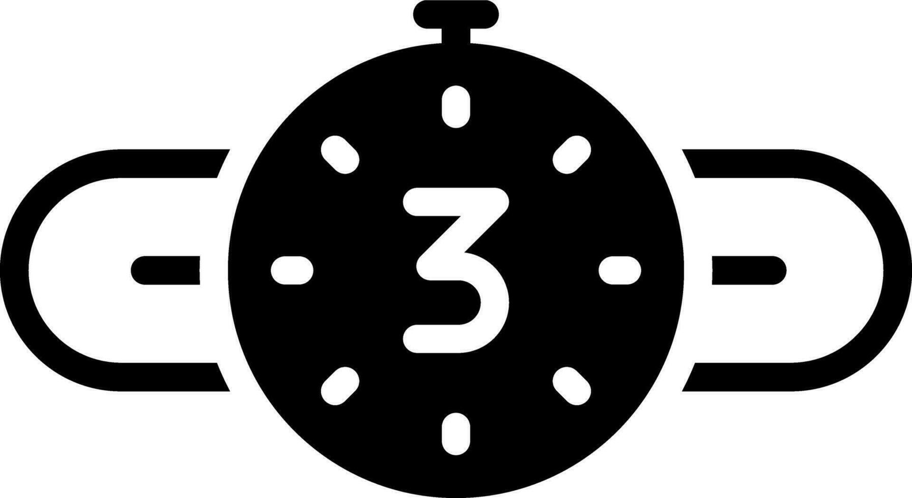 solid icon for counted vector