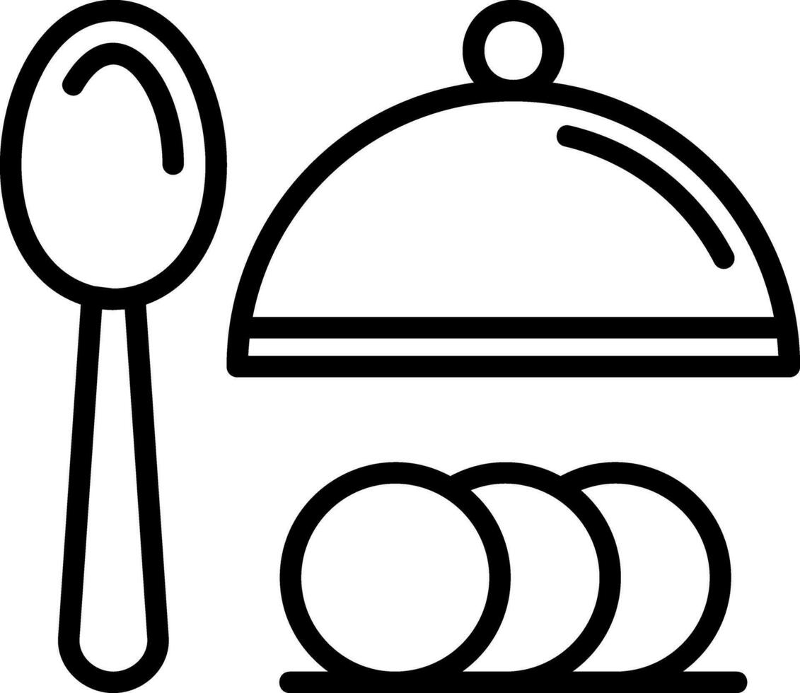 Dinner Vector Icon Design