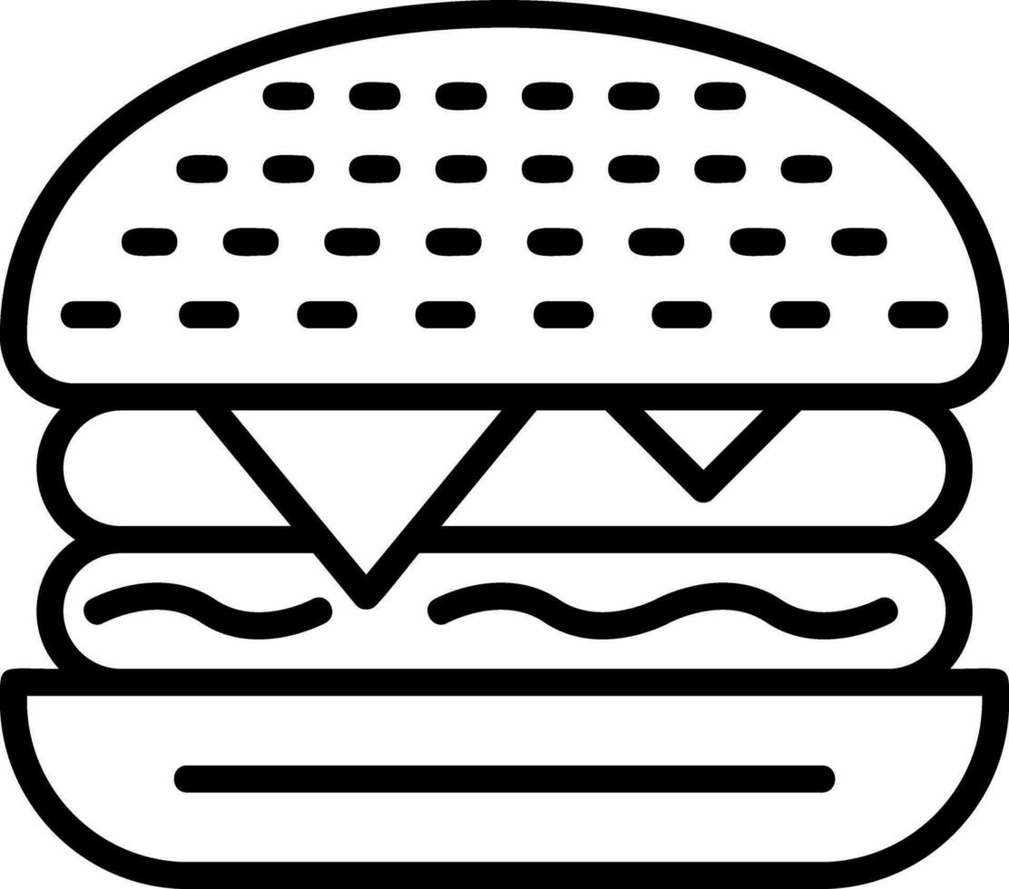 Burger Vector Icon Design