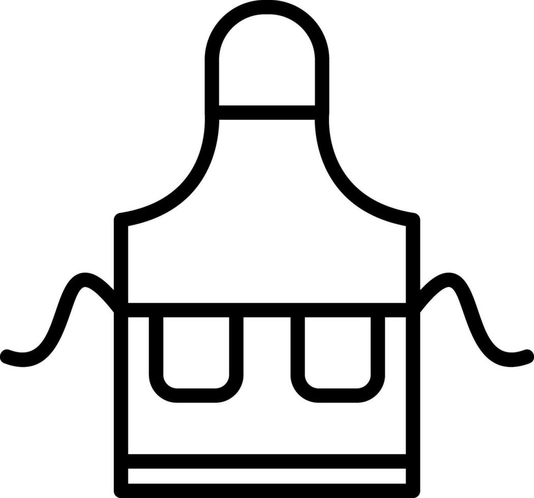 Apron Vector Icon Design