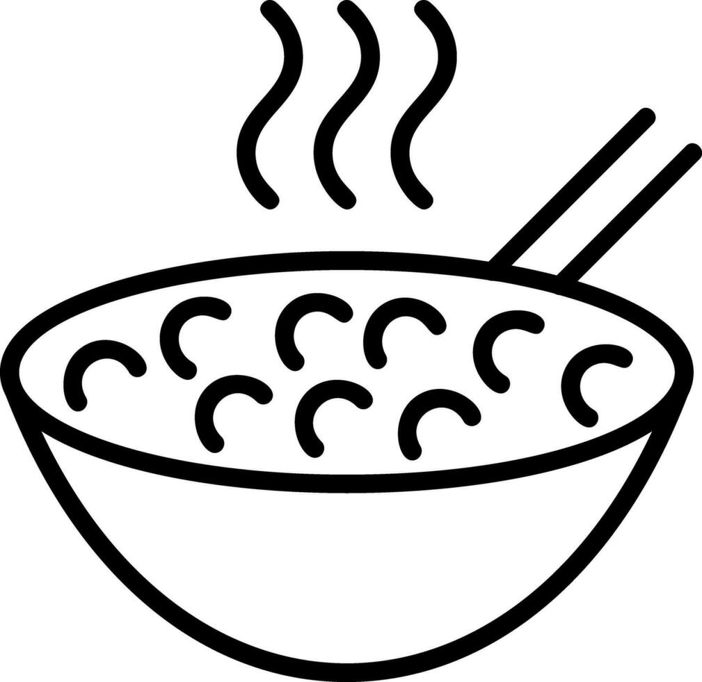 Bowl Vector Icon Design