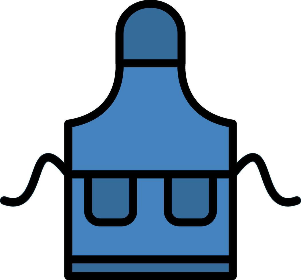 Apron Vector Icon Design