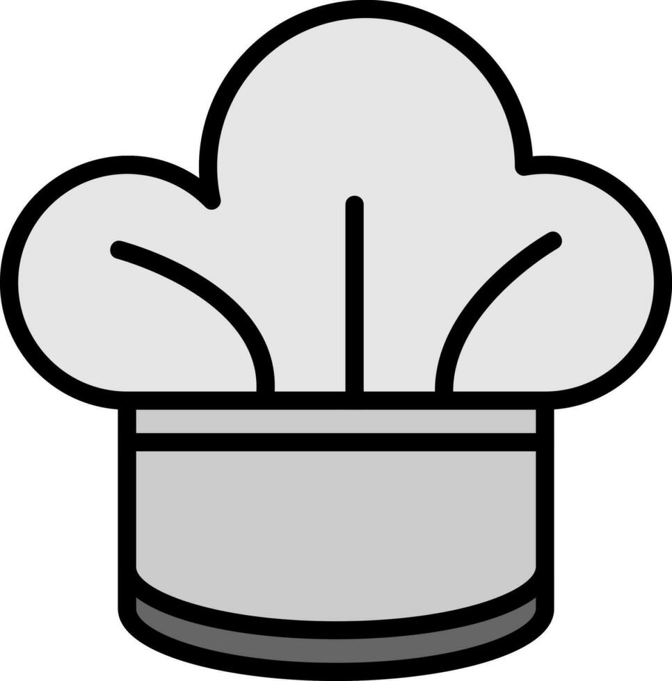 diseño de icono de vector de sombrero de chef