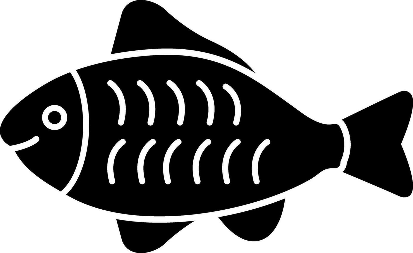 diseño de icono de vector de pescado