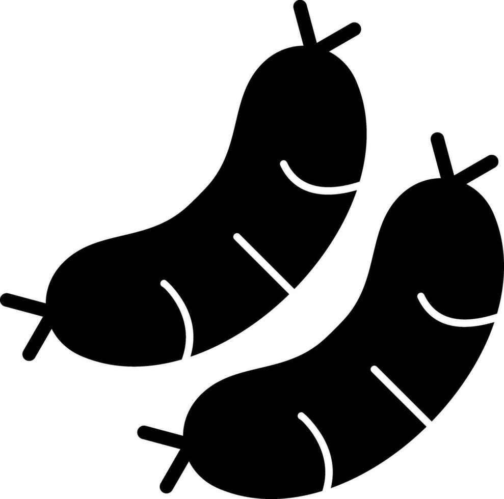 Sausage Vector Icon Design
