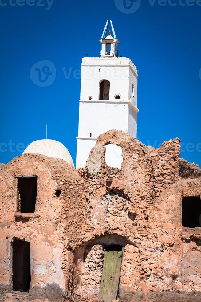 medenine Túnez tradicional ksur beréber fortificado granero foto