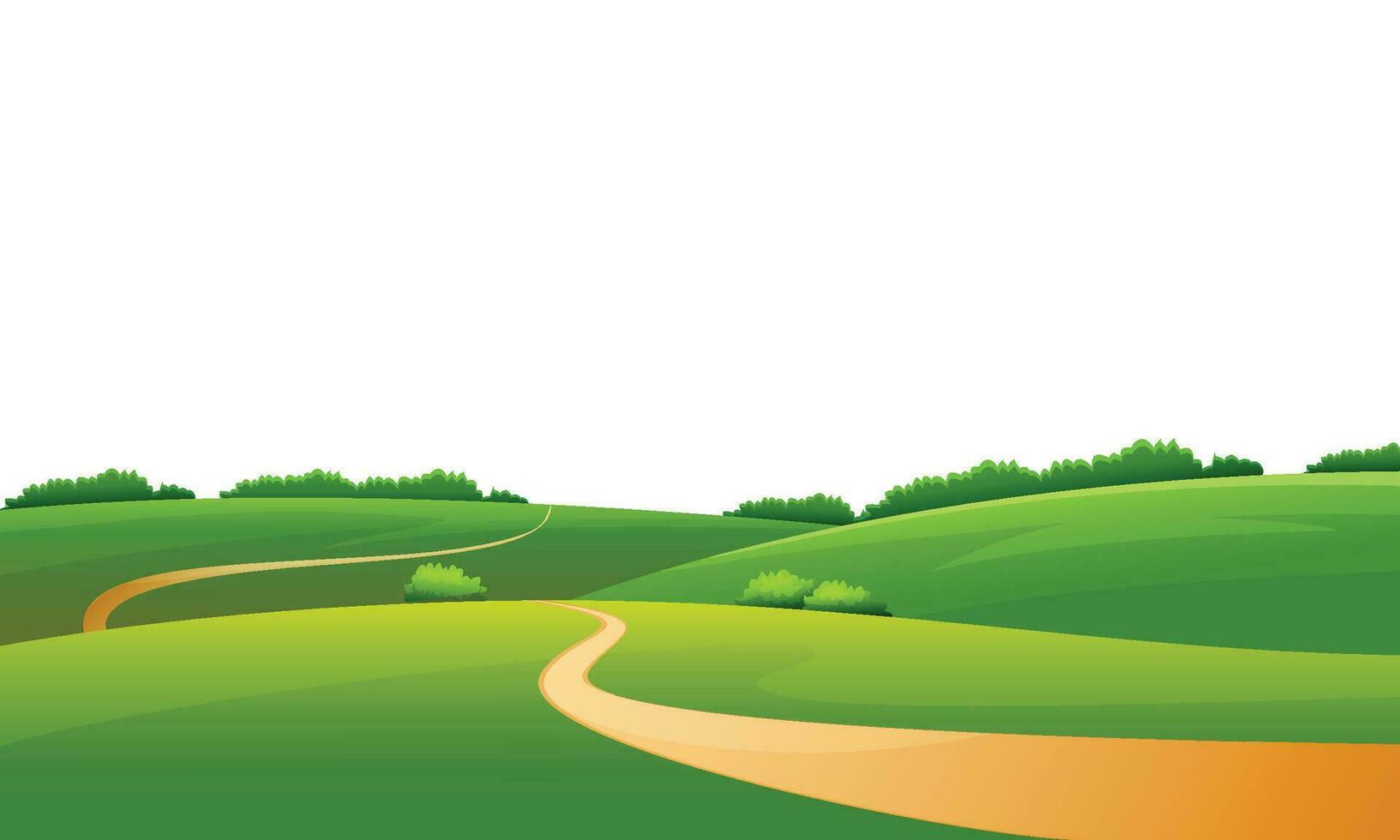 Vector natural landscape background theme