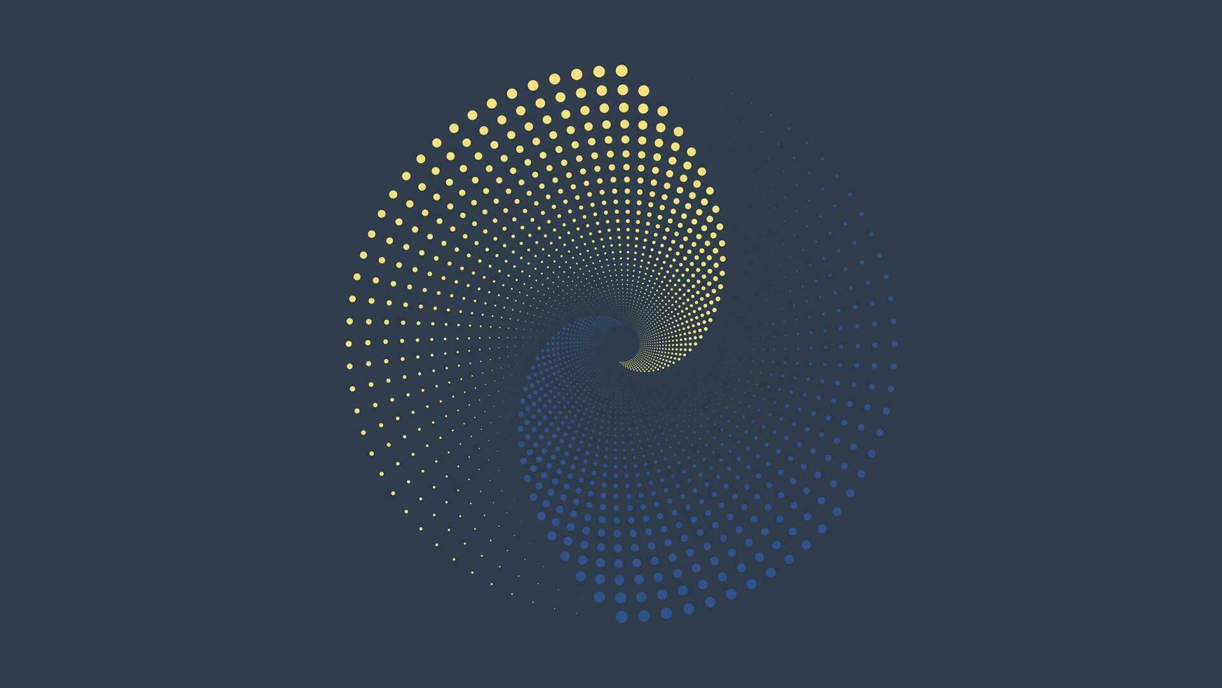 Abstract spiral vortex style minimalist background. vector