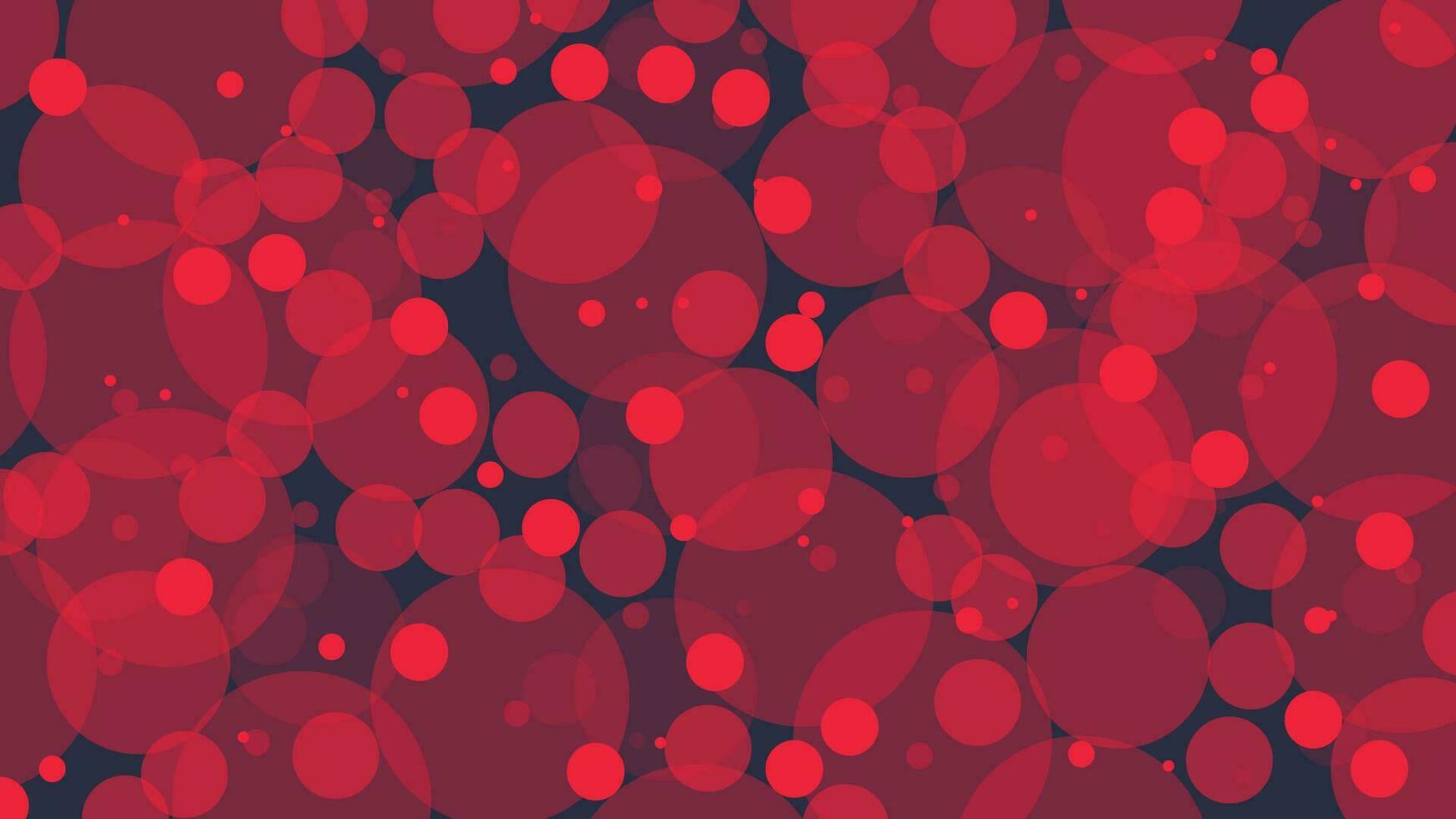 Abstract bubble Christmas Red color background. vector