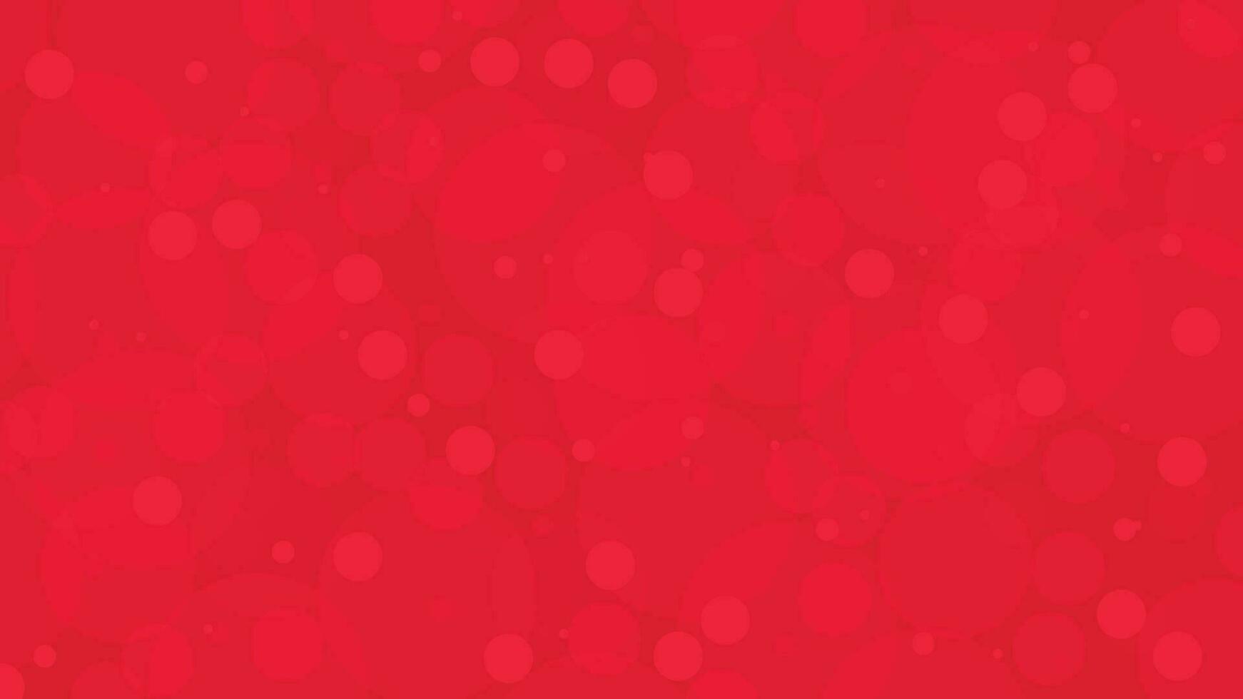 Abstract bubble Christmas Red color background. vector