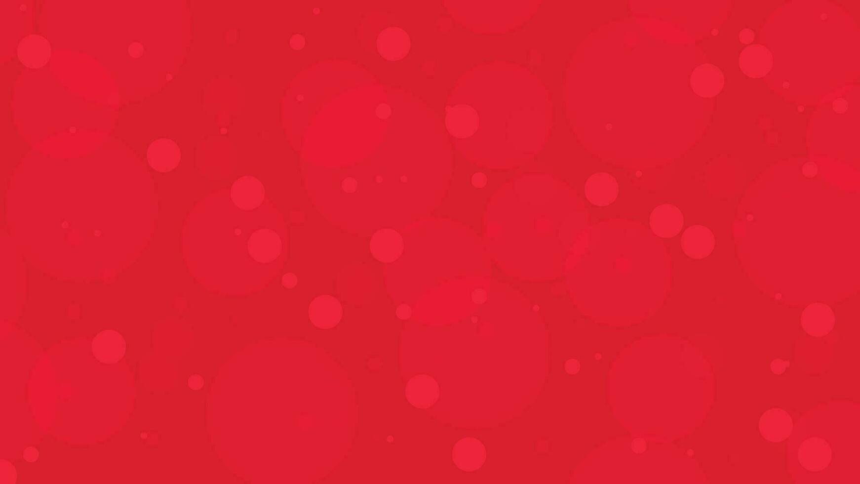 Abstract bubble Christmas Red color background. vector