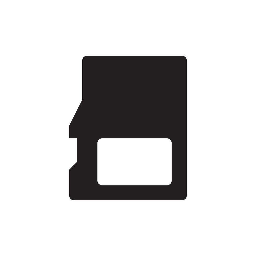 sd card icon vector