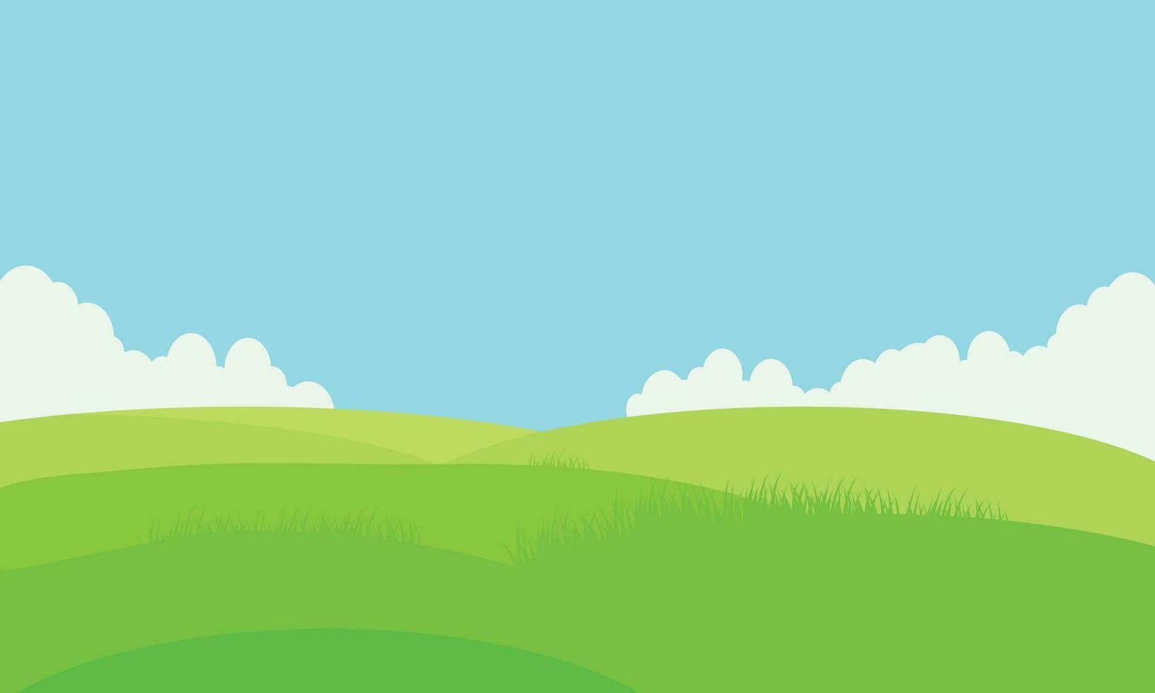 Vector natural landscape background