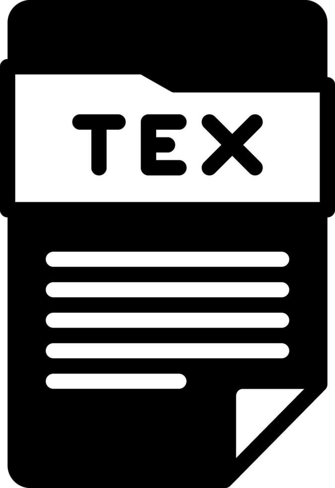 solid icon for tex vector