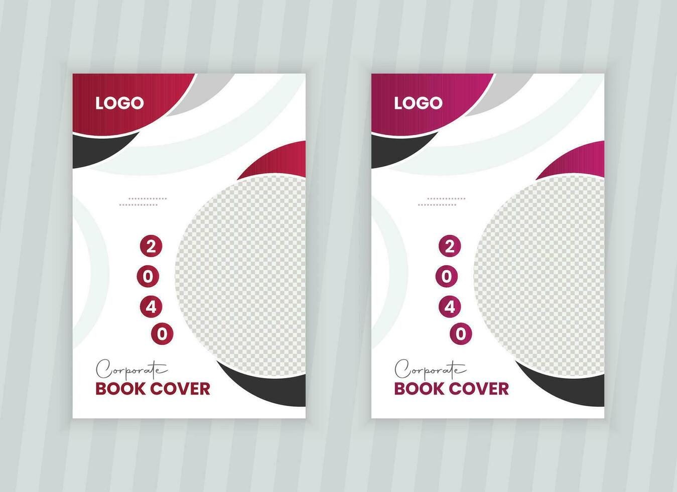 professional book cover design and Corporate annual report cover template vector