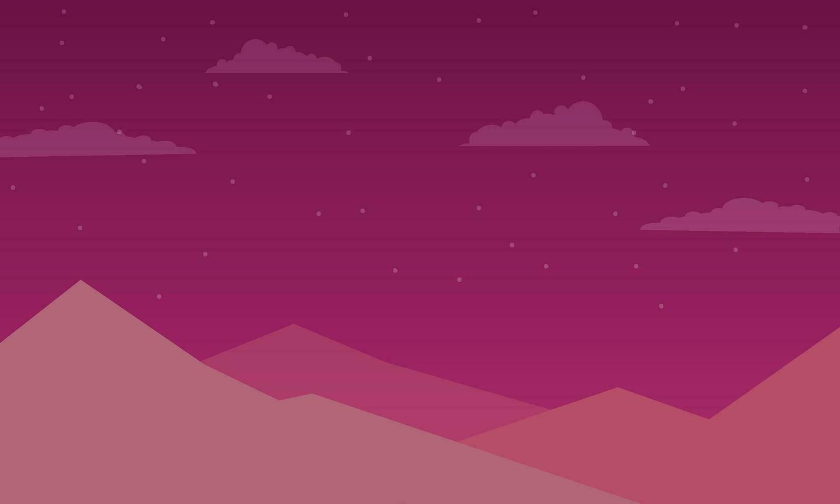 Vector colorful mars background with flat design