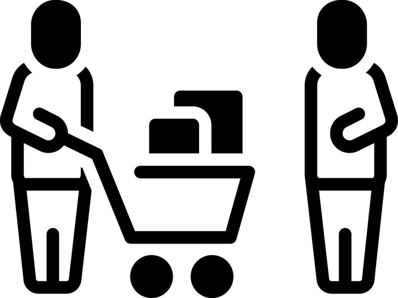 solid icon for demanding vector