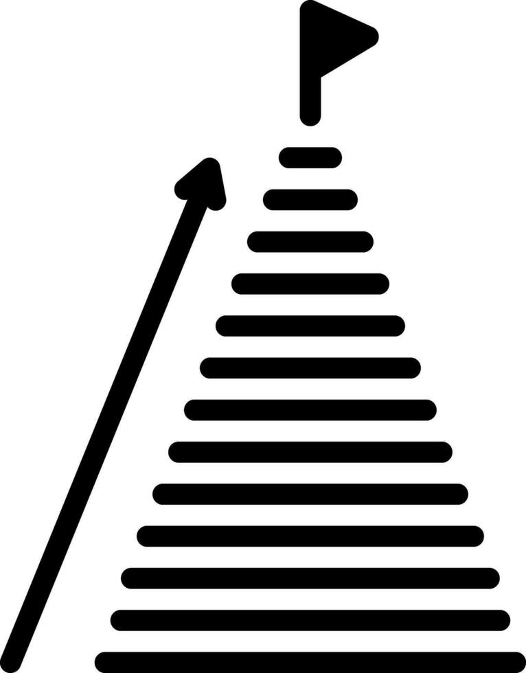 solid icon for achievement vector