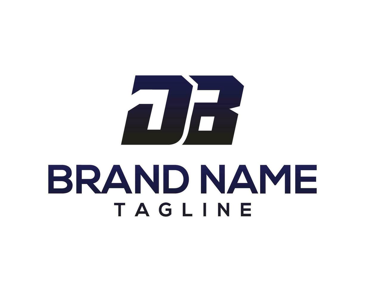 DB Letter Logo Design Vector Graphic Branding Element.