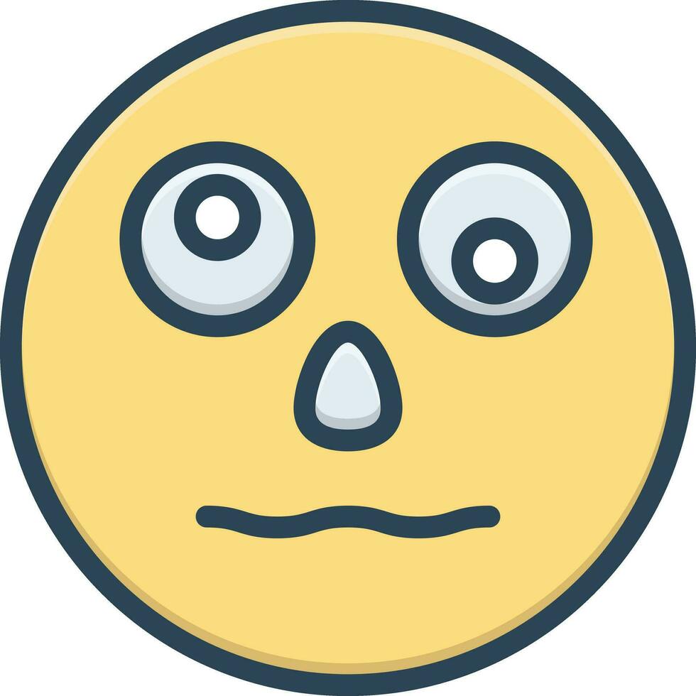 color icon for strange vector