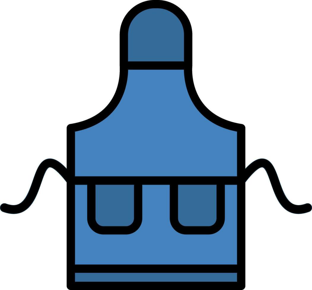 Apron Vector Icon Design
