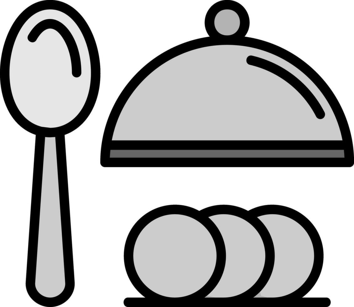 Dinner Vector Icon Design