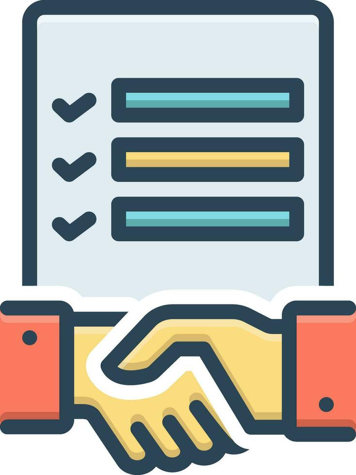 color icon for tender vector