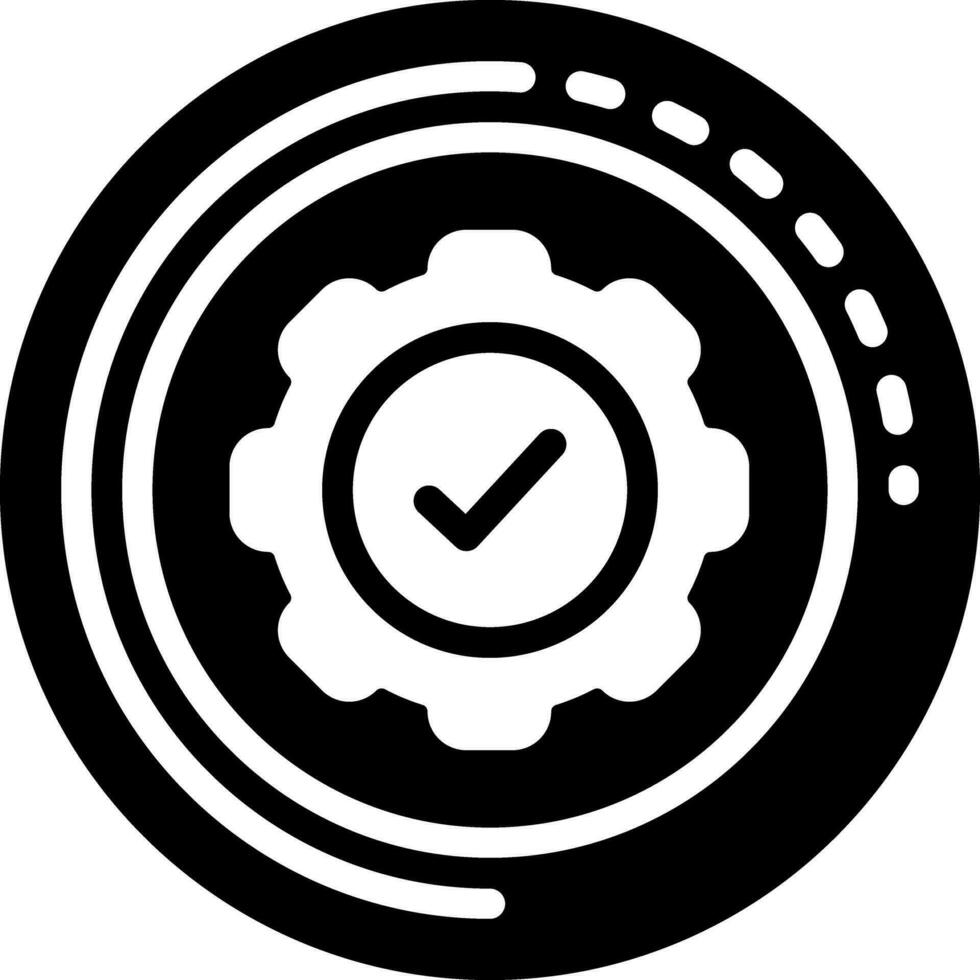 solid icon for progress vector