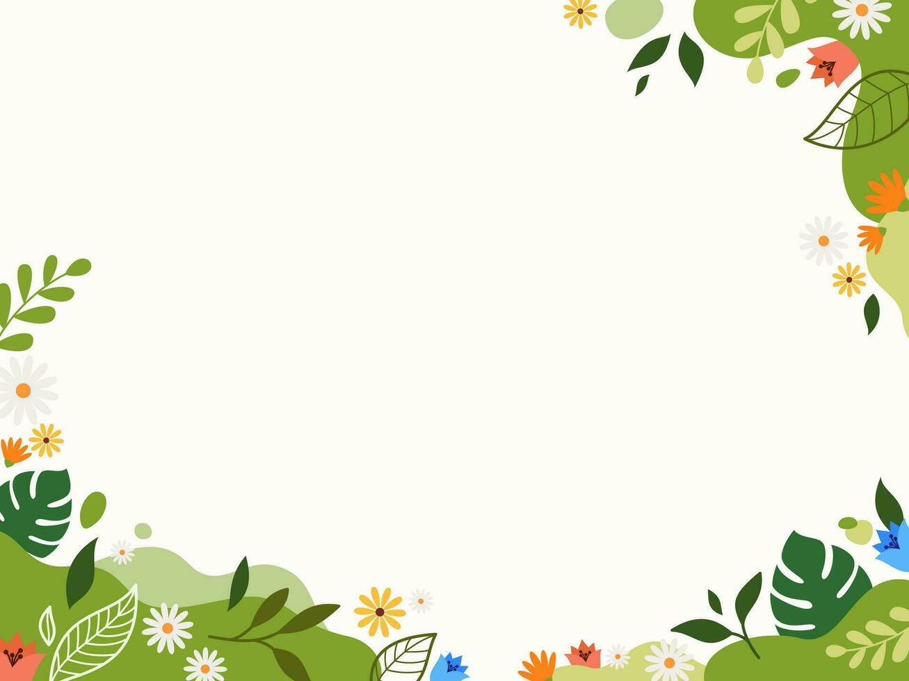 Seasonal Spring Flower Illustration vector