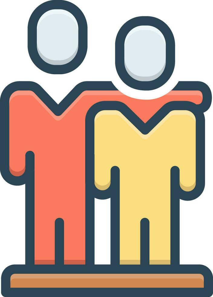 color icon for convinced vector