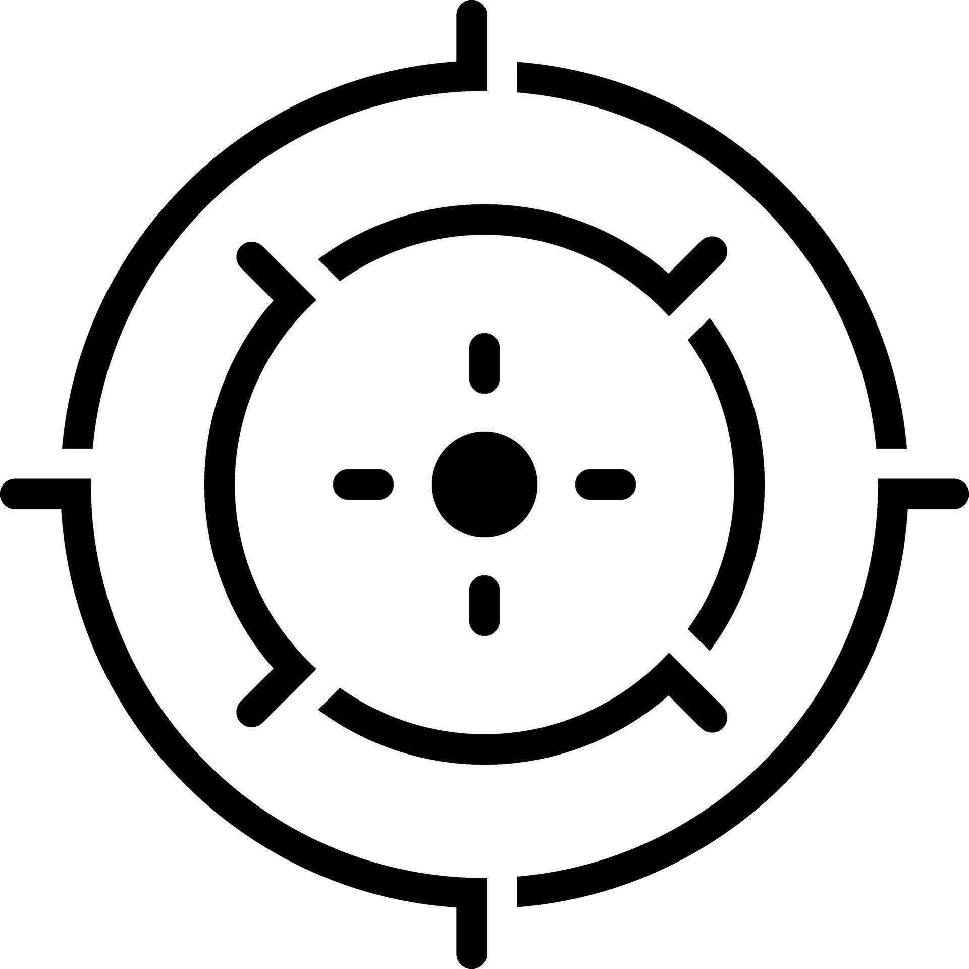 solid icon for precision 31388913 Vector Art at Vecteezy
