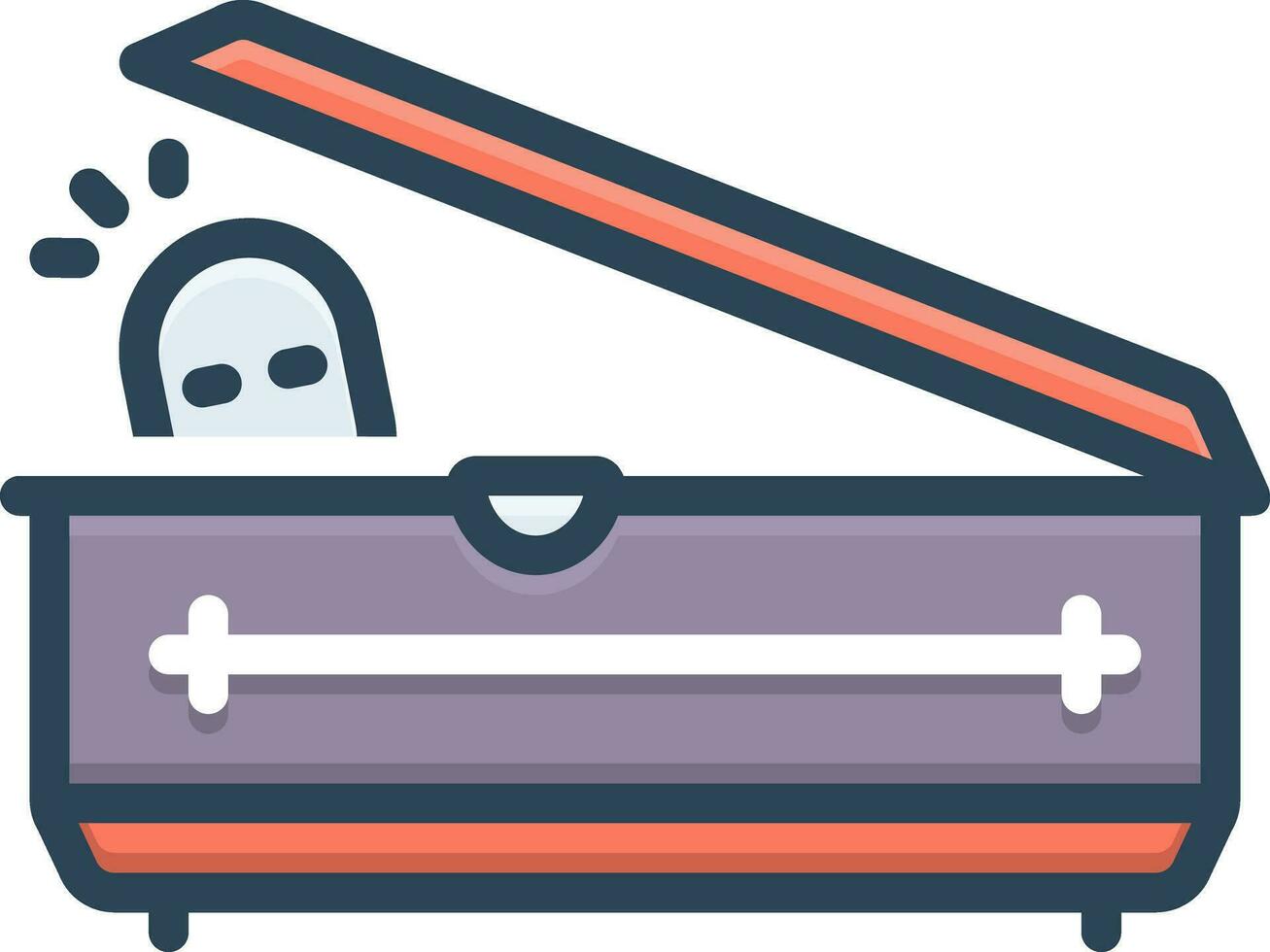 color icon for alive vector