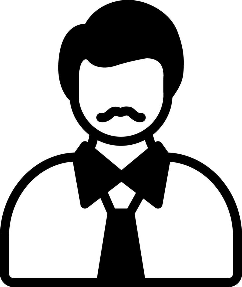solid icon for fathers vector