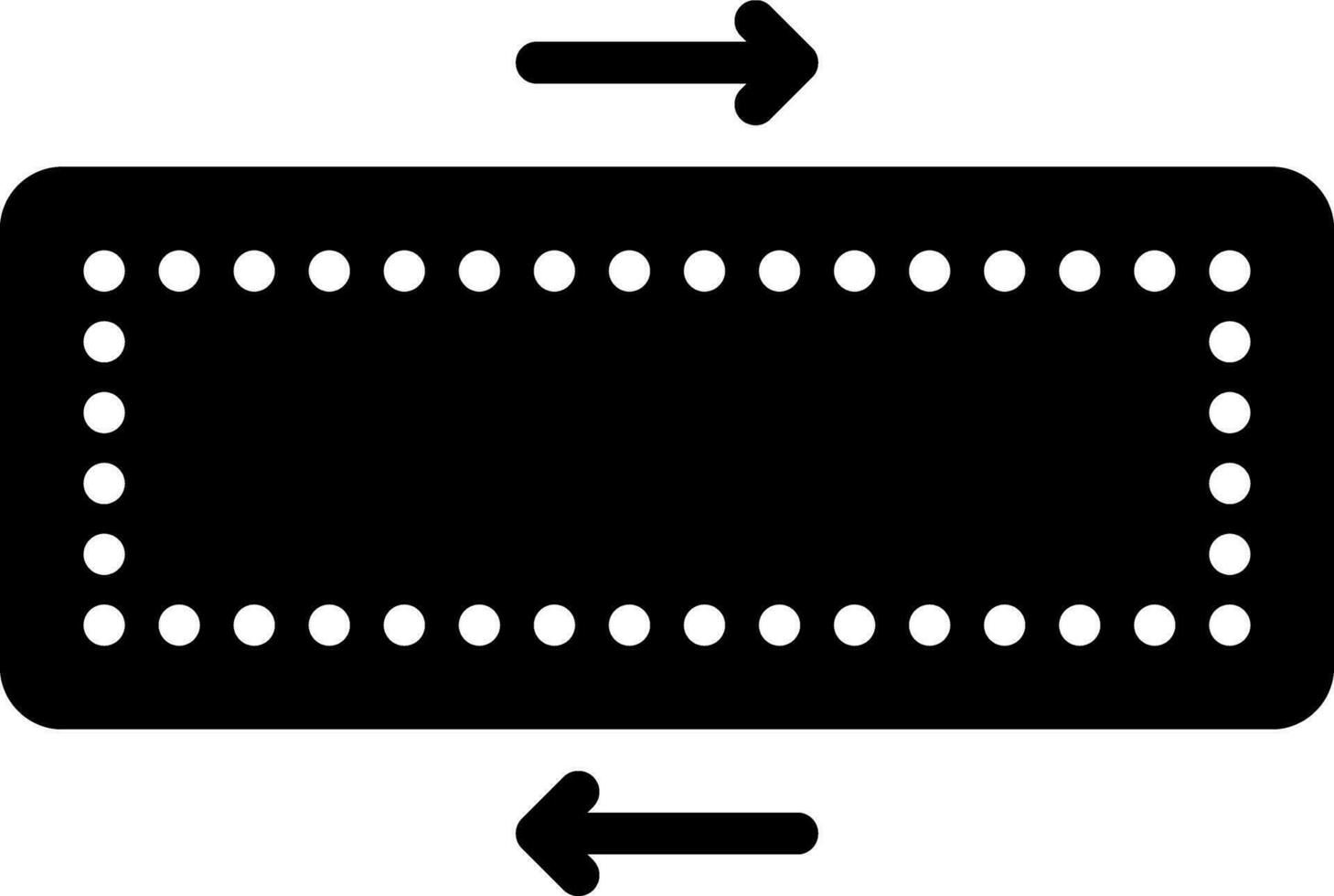 solid icon for broad vector