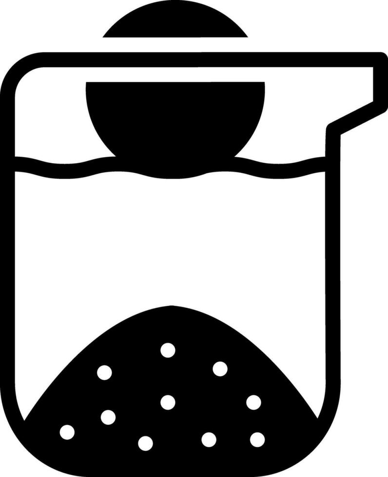 solid icon for density vector