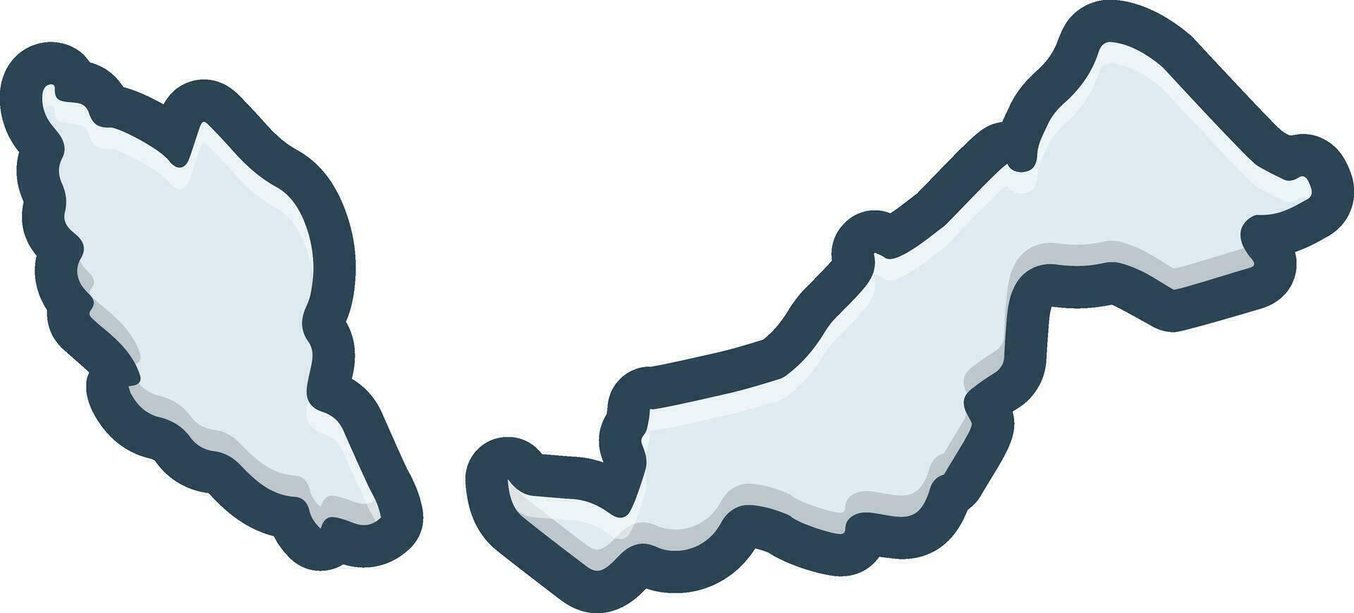 color icon for malaysia vector