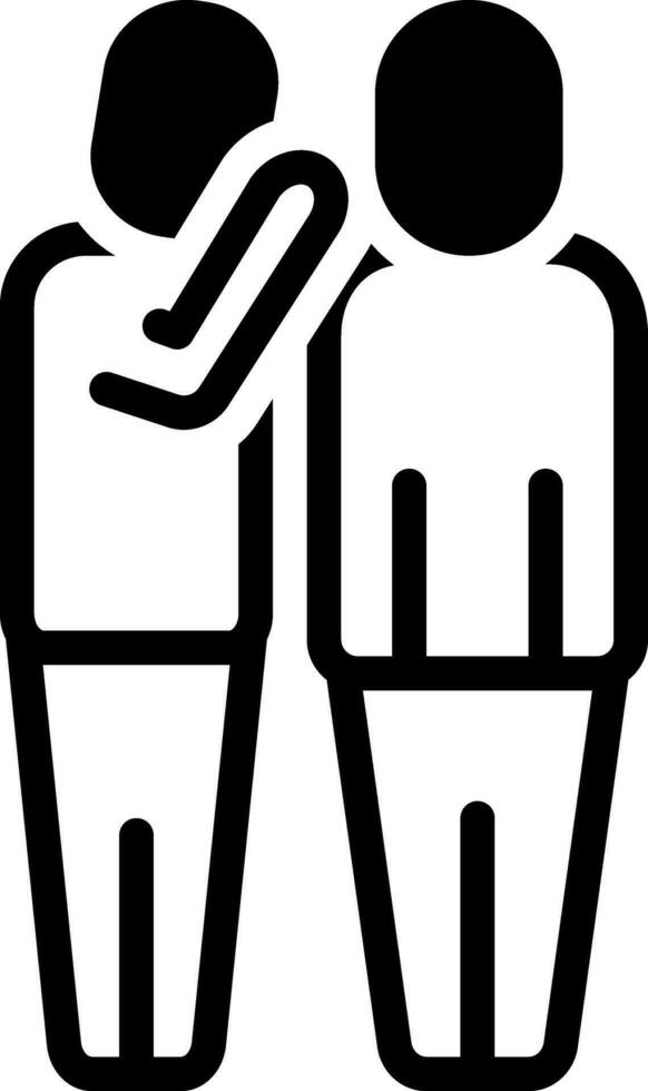 solid icon for gossip vector