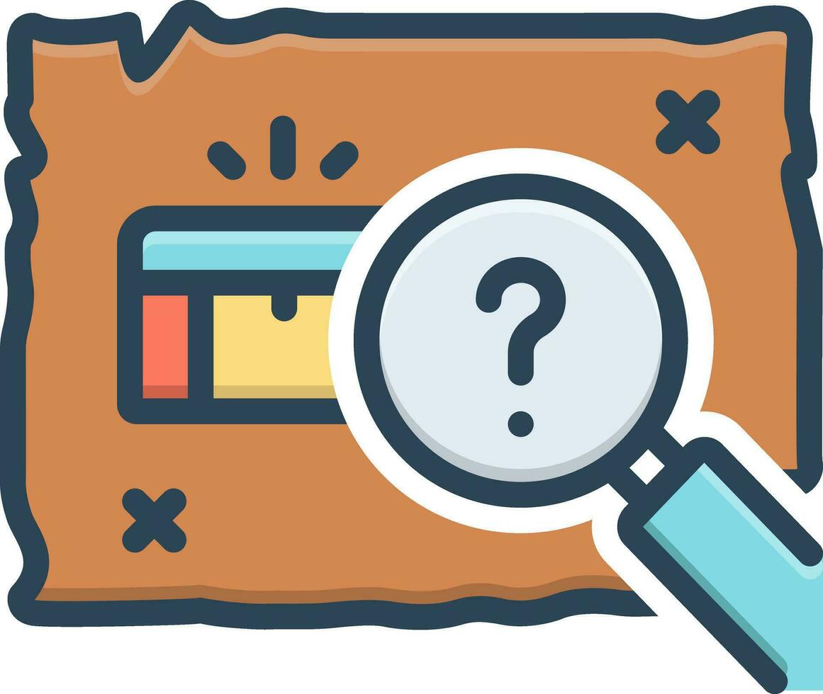 color icon for quest vector