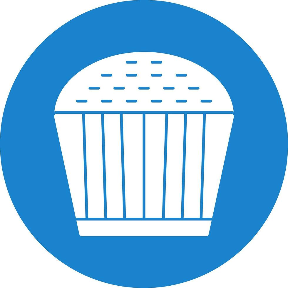 diseño de icono de vector de cupcake