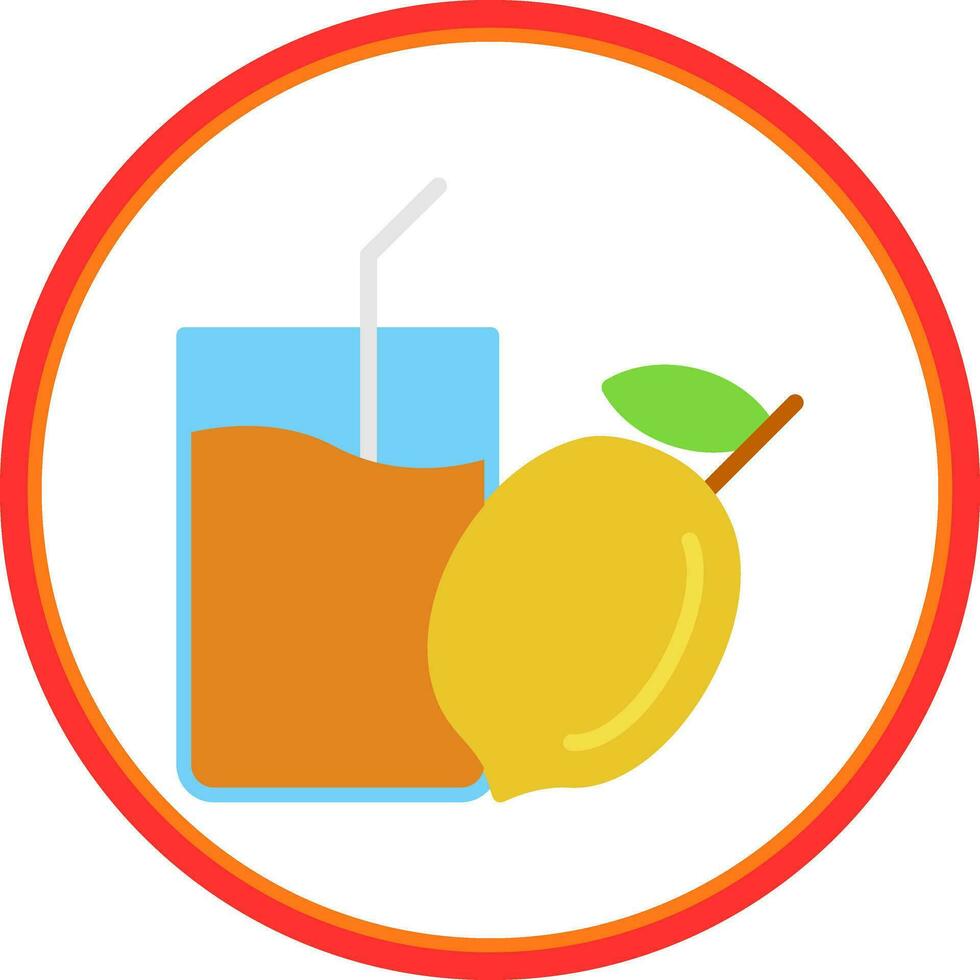 limón jugo vector icono diseño