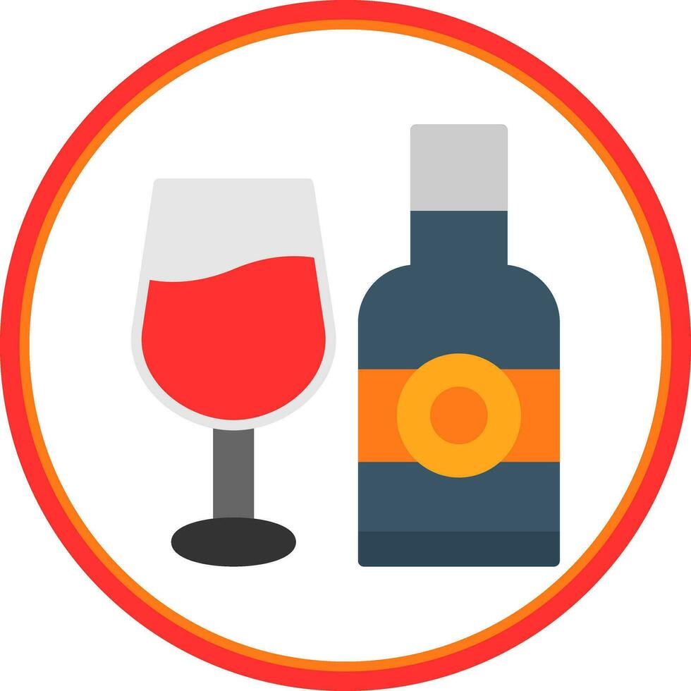 diseño de icono de vector de vino