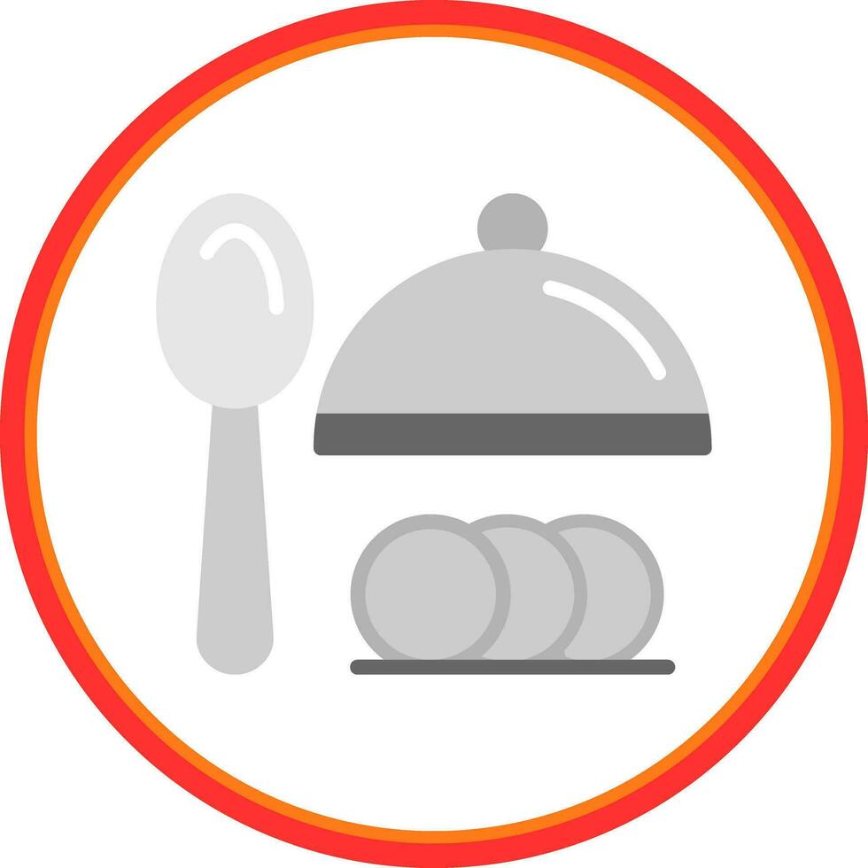 Dinner Vector Icon Design